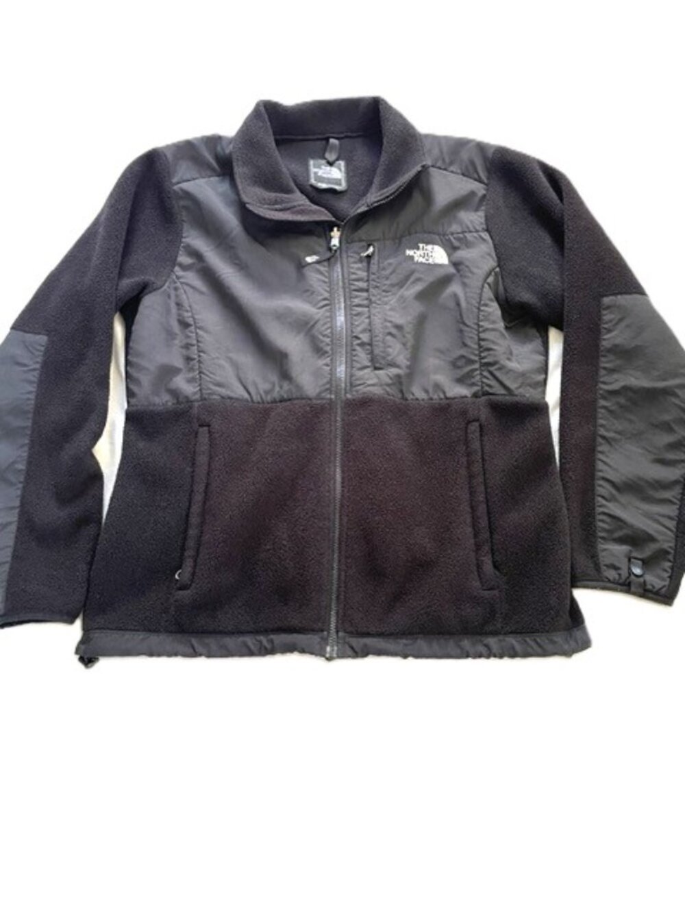 The North Face Women's Zipper Denali Fleece Jacket, Black, Size L